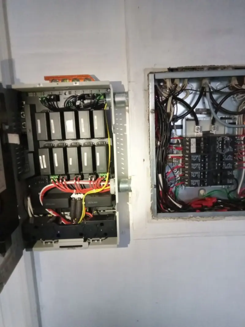 Electrical panel upgrade completed for Ring Doorbell Installation in Belen